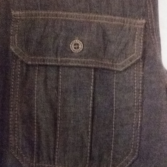 HARLEY Davidson mens denim long sleeve shirt - Picture 10 of 12